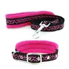 Dog Collars Collar Leash Pet Adjustable Mesh Padded Lead Breathable for Medium Large Dogs