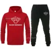 Sweats à capuche pour hommes Sweatshirts Sweat à capuche orange Marque Lettre imprimée BANANAS NOIRES Deux pièces Ensembles Survêtement à capuche Hommes / Femmes Sportswear Sweats à capuche + pantalons de survêtement Jogg ED9X