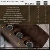 Läderklocka Roll Travel Watch Case 1/2/3 Slot Crazy Horse Leather Watch Box Organizer For Men Storage Display Protector Pouch 240123