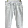 Marki projekt mody dżinsy dżinsowe spodnie prdda oryginalny prawidłowy styl zwykły czarno -biały rozciągający szczupły biznes swobodny pral dżinsowe pantsszzdw czdw