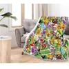 Plants VS Zombies Sherpa Fleece Blanket Cartoon Winter Warm Bedding Travel Home Blanket on Sofa Bed 150x200cm 201113215a