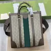 Designer Shoulder Bag 30CM Luxury Briefcase 10A Mirror quality Handbag Canvas Crossbody Bag Genuine Leather Shopping Bag Ophidia Tote Bag 724685 With Box L142