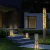 Lampe pilier à motif papillon, éclairage de paysage de pelouse, luminaire décoratif de jardin, parc El, Villa, borne lumineuse européenne