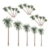 Decoratieve Bloemen 20 Stuks Kunstboom Mini Palm Landschap DIY Bomen Zand Tafel Modelbouw Miniatuur Decor