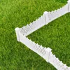 Trädgårdsdekorationer plastbehållare Diy Courtyard Staket för sandbord Miniatyrmodellinredning