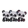 Anneau de dentition en Silicone 10 pièces Panda dessin animé sans BPA de qualité alimentaire pendentif en Silicone hochet de dentition pour bébé accessoires jouets 240123