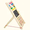 Conoscenza del tavolo da disegno multifunzione Cognizione Abaco in legno Montessori Conteggio educativo precoce Matematica Giocattoli per bambini Regalo 240124