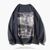 Amerikanisches Hip-Hop-Langarm-T-Shirt für Jungen, trendiges Herbst-High-Street-Nischen-Design, locker sitzender Kapuzenpullover