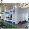 8x4x3mH (26x13.2x10ft) With blower color custom made giant inflatable spray booth car OEM paint booth tent with filter system for sale