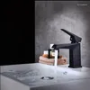 Bathroom Sink Faucets Vidric Arrivals Unique Design Brass Square Basin Faucet And Cold Single Lever Black Oil Brushed Bas