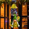 Garden Gnome Solar Decorative Lights Decorative Patio Pendant Statues Sculptures 240119