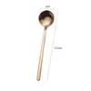 Spoons 304 Stainless Steel Thickened Spoon Round Head Dessert Coffee Korean Style Plated Stirring