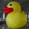 wholesale Modèle de canard en caoutchouc gonflable géant personnalisé de 13 pieds de hauteur / canards jaunes gonflables de 4 m de haut pour jouets de décoration-001