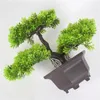 Flores decorativas prático simular vaso planta ornamental eco-amigável bonsai artificial requintado