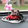 Auto-Innendekoration, Cartoon-Hochzeitspaare, Action-Figur, Ballon-Ornament, Auto-Zubehör für Mädchen, Geschenke 240124