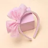 Hair Accessories Ncmama Fashion Pearl Hairbands For Women Girls Cute Lace Bow Headbands Bands Hoop Kids Headwear Gift