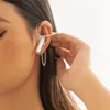 Backs Kolczyki Słodki chłodny wiatr d Earless Ear Hook klipu mniejszości łańcucha brzęczenia słuchawki