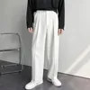 IEFB Autumn Straight Suit Pants Lose Casual Men's High Street Wide Leg Korean Fashion Mane Trousers 9A4489 240125