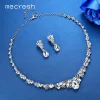 Colliers Mecresh Color Rhingestone Bijoux Bijoux Collier Classic Crystal Colliers Classic Crystal Bijoux de fête European MTL516