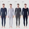 Heren Thermisch Ondergoed Kupokasi Men'sThermal Lange Onderbroek Sets Thermo Lingerie Winter Warme Innerlijke Slijtage Voor Mannen Katoen