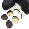 Brand designer eyewear men women fashion P8478 cool summer style polarized eyeglasses sunglasses sun glasses 2 sets lens 8478 with2814