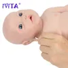 IVITA WG1526 16,92 дюйма 2,69 кг Силиконовая кукла Reborn всего тела Реалистичные куклы для девочек Неокрашенные DIY Пустые детские игрушки для детей 240122