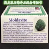 Halsband Hot Sale A ++ Natural Moldavite Green Aerolites Crystal Stone Pendant Energy Apotropaic gratis rep unikt halsband