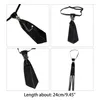 Bow Ties Men Vintage Adjustable Necktie Gothic For Rhinestone Metal Chain Tie Pre-Tied Luxury Wedding Decorative Jewelry Bowt