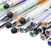 Wholesale 100 Pcs Ballpoint Pen Crystal Diamond Decorative Pen 0.7mm Pen Tip All Metal Material Student Writing Office Gift Pen 240123