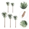 Decoratieve Bloemen 20 Stuks Kunstboom Mini Palm Landschap DIY Bomen Zand Tafel Modelbouw Miniatuur Decor