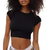 Women's Tanks Vintage-inspired Women S 2000s Sleeveless Crop Top With Retro Tie-Up Back And Solid Color Design - Trendy Y2K Streetwear