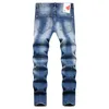 Tr Apstar DSQ Men Jeans Hip Hop Rock Moto Casual Design Raped chude dżinsy szczupłe dżins