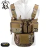 Militärische Ausrüstung TCM Chest Rig Airsoft Taktische Weste Militär Pack Magazintasche Holster Molle System Taille Männer Nylon 240125