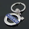 5pcs lot New volvo xc60 90 s40 60 80 Fashion Cutout emblem keychain auto supplies car Volvo key chain key pendant ring automobile 2355