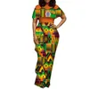 Vêtements ethniques Robes africaines pour des événements spéciaux Bazin Riche Style Femme Bodycon Lady Imprimer Wax Plus Taille Party Long Mariage Robe