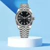 トップデザイナーメンズウォッチクラシック腕時計高級ステンレススチール防水時計
