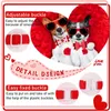 Dog Apparel 10PCS Love Wings Bowtie Small Dogs Valentine's Day Bowties Cat Bow Tie Collar Accessories Pet Supplies