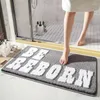 Carpets INS Bath Mats Super Absorbent Shower Non-slip Quick Dry Bathroom Rugs Soft Plush Foot Pad Entrance Doormat Home Decor