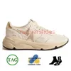 Luxury Leather Glitter Suede Designer Casual Shoes Running Sole Womens Mens Handmade Italy Brand Vintage Trainers Camouflage Sneakers Ivory Star Runners