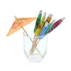 Forks 200PCS Ombrello da cocktail Picks Assortimenti Durevole Facile da usare