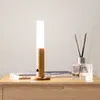 Lampada da parete magnetica a LED in legno USB con luce notturna per armadio da cucina, luce per armadio, scala per la casa, camera da letto, tavolo, lampada da comodino