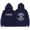 Sons of Anarchy Samcro Doppelseitig Drucken Streetwear m Nne