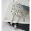 Dangle Küpeler 1 Çift El Yapımı Hanfu Takı Uzun Vintage Kulak Kancaları Cheongsam Aksesuarları Antik Kostüm Mücevherleri Kadın Kız Hediye