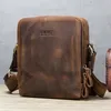 КОНТАКТЫ Мужская сумка-мессенджер из натуральной кожи, винтажные сумки на плечо для 79 Ipad Mini, высокое качество, мужская сумка через плечо 240119