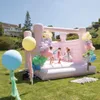 Vários estilos coloridos 3.5x3.5m 11.5ft pvc inflável casamento jumper castelo bouncy/moon bounce house/bouncer nupcial saltando quente-venda 0004