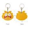 Söt år av Dragon Access Control Card Protector Zodiac Bus Card Cartoon Fortune Jinbao Car Keychain Pendant