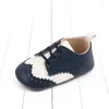 Primi camminatori Primavera e Autunno Scarpe per bambini Stile britannico PU Pelle 0-1 anni Stringate Bambino all'ingrosso 2805