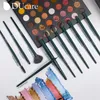 DUcare Kits de pinceaux de maquillage professionnels cheveux synthétiques 17 pièces avec outils de nettoyage éponge tampon pour fond de teint cosmétique fard à paupières 240124