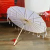 Regenschirme Hochzeit Roter Ölpapierschirm Hanfu Frau Chinesischer Stil Seidendekoration Sonnenschirm Paraguas Sombrilla