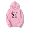 Felpa con cappuccio Lakers Kobe James da uomo, basket, hip hop, ampia, alla moda